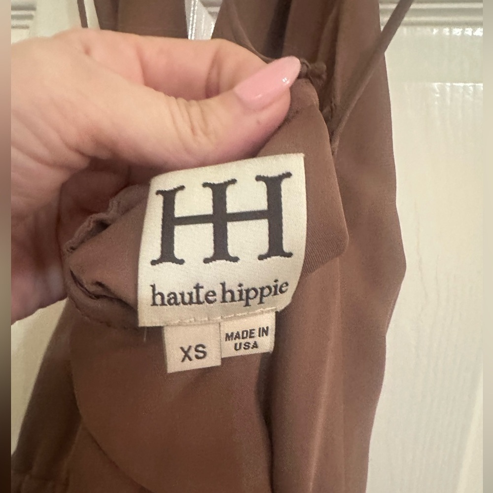 Taupe Drape Dress​ - Picture 6 of 6